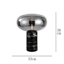 Axyaa Postmodern Glass Ball Marble Desk Lamp