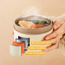 Axyaa Stainless Steel Insulated Lunch Box for Kids & Students