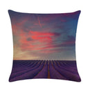 Axyaa Lavender Linen Throw Pillow 45*45cm