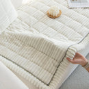 Axyaa Plush Fur Sofa Cushion: Modern Home Decor, Fluffy & Anti-Slip Seat Protection