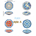 Axyaa Vintage Ceramic Deep Plate for Breakfast, Steak, and Fruit - High-Value Polish Style