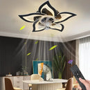 Axyaa Minimalist Bedroom Fan Lamp - Smart Silent Ceiling Fan for Living Room