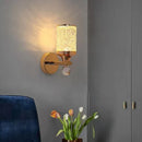 Axyaa Gold Sconce Wall Lights Nordic Minimalist Luxury Lamps for Bedroom, Aisle, Hallway