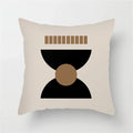Axyaa Geometric Pattern Blue & White Cushion Cover for Home, Car, Sofa & Living Room