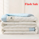 Axyaa Solid Color Summer Quilt: Double Spell Simple Quilt for Dormitories