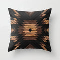 Axyaa Wood Background Mable Tribal Print Cushion Cover - Home Sofa Decor