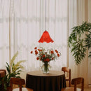 Axyaa Small Flower Glass Pendant Light for Bar, Study, Bedside, Living, Dining Room