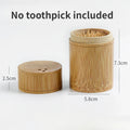 Axyaa Bamboo Toothpick Box: Creative & Disposable Restaurant Holder