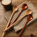 Axyaa Wooden Korean Cooking Mixing Spoon Kitchen Utensil Set Home Cooking Tools
