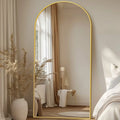 Axyaa Full Length Arch Floor Mirror, 76"x34" for Bedroom or Living Room