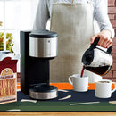 Axyaa Geometric Dry Coffee Mat: Absorbent & Anti-Slip Cup Drying Mats