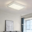 Axyaa Crystal Ring Chandelier: Dimmable LED Ceiling Light for Living Room Decor