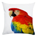 Axyaa Parrot Bird Decorative Throw Pillow Cover - Colorful Polyester Sofa Pillow Cover