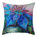 Axyaa Natural Flower Bird Linen Cushion Cover ��� Decorative Pillow Cases
