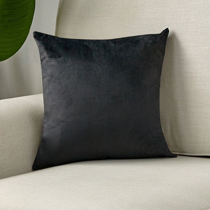 Axyaa Soft Velvet Pillowcase: Modern Simple Throw Pillow Cover for Cozy Living Room Decor