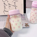 Axyaa Bow Water Bottle With Straw 400/600ml Tumbler - BPA Free
