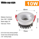 Axyaa PIR Motion Sensor Spotlight COB Downlight for Indoor Lighting