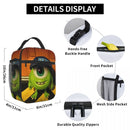 Axyaa Monsters Mike And Sullivan Lunch Bag - Thermal Insulated Cooler Box for School