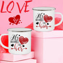 Axyaa Love Connection Couple Mugs, Creative Coffee Cups, Valentines Gifts