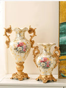 Axyaa European Retro Vase Resin Decoration for Home Foyer, Living Room, TV Cabinet