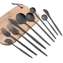 Axyaa Stainless Steel Cutlery Set - 10 Pieces of Mirror Flatware Tableware