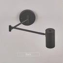Axyaa Swing Arm Wall Lamp: Vintage Design with Adjustable Arm & 5W Reading Light