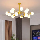 Axyaa Gold Black LED Branch Chandelier for Living Room & Bedroom
