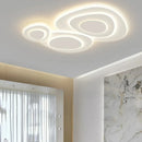 Axyaa Simple White Ceiling Lamp for Warm Indoor Decor in Living Room, Bedroom, or Dining Room