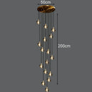 Axyaa Modern Pendant Light Chandelier LED Ceiling Lamp for Indoor Dining Room