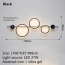 Axyaa Nordic Line LED Wall Light for Living Room Staircase Bedhead Creative Lighting