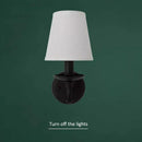 Axyaa Iron Wall Light European Bedroom Headboard Wall Lamp Mirror Headlight