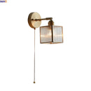 Axyaa Glass LED Wall Lamp for Shower Living Room Kitchen Bathroom Above Mirror