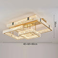 Axyaa Crystal Chandelier Dining Room Ceiling Light Pendant Lamp Luxe Living Room Lighting