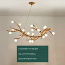 Axyaa Branch Chandelier - Nordic Postmodern Minimalist Design for Living Room, Dining Room, Bedroom