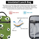 Axyaa Monsters Mike and Sullivan Insulated Lunch Tote Bag: Harajuku Thermal Cooler Bento Box