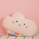 Axyaa Rainbow Sun Lightning Cloud Pillow for Girls