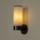 Axyaa Copper Marble Wall Lamp: Modern Stone Light for Living Room, Bedroom, Foyer