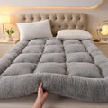 Axyaa Fluffy Mattress Topper King Queen Soft Pad Living Room Car Camp Mat