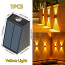 Axyaa Solar Wall Lamp: Waterproof Outdoor LED Light for Street, Balcony, Garden, and Villa