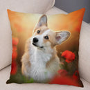 Corgi Pembroke Dog Pattern Pillowcase by Axyaa - Decorative Print for Home Shopping