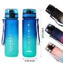 Axyaa Sports Water Bottle: Leak Proof, Colorful, Portable for Gym, Fitness, Travel