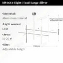 Axyaa Minimalist Villa Living Room LED Chandelier Staircase Lamp
