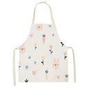 Axyaa Cute Kitten Kitchen Apron for Women and Kids