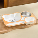 Axyaa Cartoon Kids Dinning Plate for Fruit Salad, Picnic, Microwave - Large Capacity