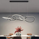 Axyaa LED Pendant Light Stainless Steel Modern Chandelier for Dining Kitchen Island