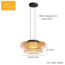 Axyaa Glass Pendant Light - Adjustable Luxury Chandelier for Kitchen Island, Living Room, Bedroom