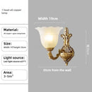 Axyaa Retro LED Copper Double Head Wall Lamp for Living Room and Bar