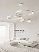 Axyaa Modern LED Semicircle Chandelier for Living Room Home Lighting Fixtures