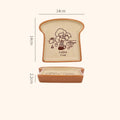 Axyaa Ceramic Toast Plate for Kids: Cute Cartoon Fruit Bowl for Fun Breakfast
