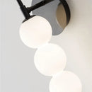 LED Copper Wall Lamp with White Glass Shade by Axya - Modern Home & Hotel Lighting